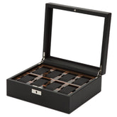 Wolf Roadster 8 Pc Watch Box Black - Dracakis Jewellers